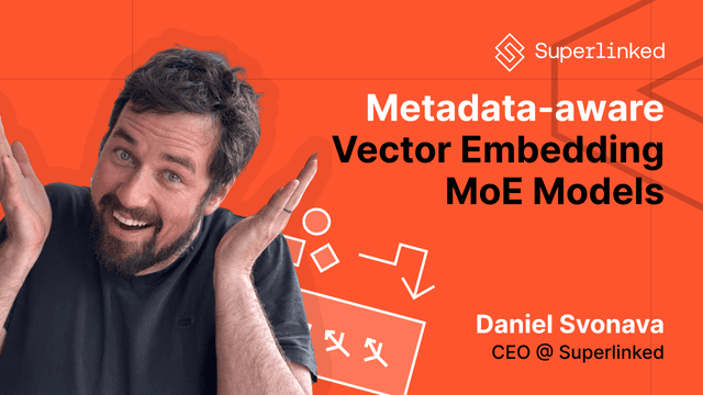 Metadata-aware Vector Embedding MoE Models