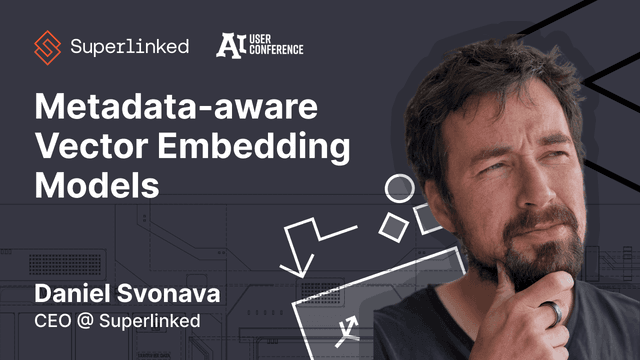 Metadata aware Vector Embedding Models