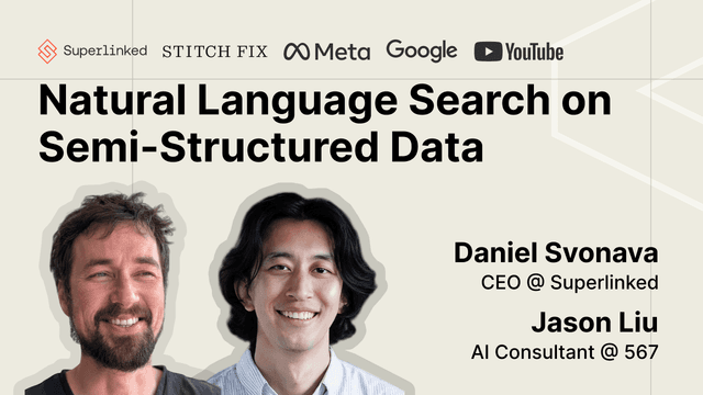 Natural Language Search on Semi-Structured Data